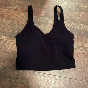 Black lululemon align tank top